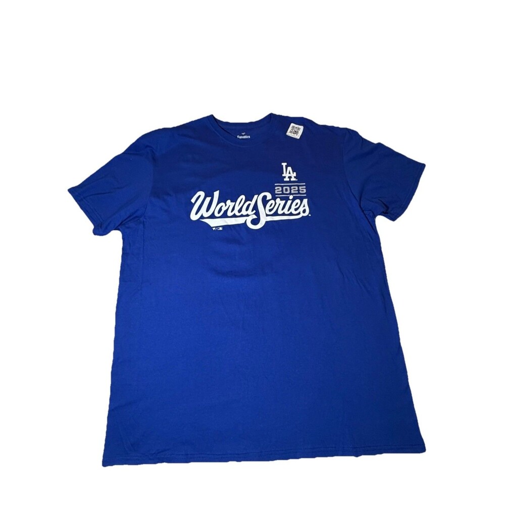New LA Dodgers Yoshinobu Yamamoto #18 2025 World Series Shirt Mens 2XL Fanatics